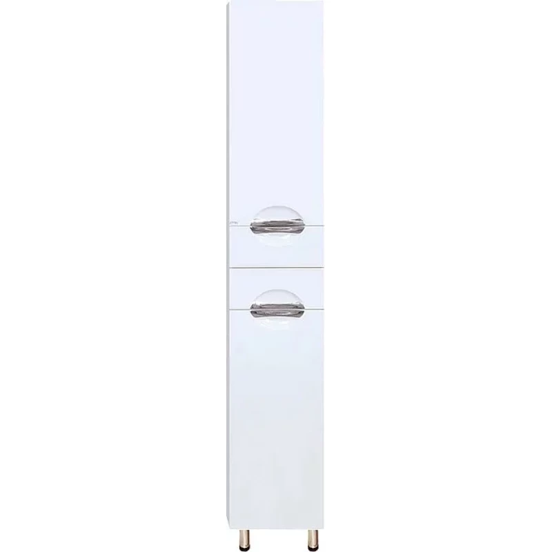 Пенал Misty Лаванда Э-Лав05035-011П напольный R, белый глянец