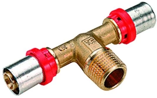 

Тройник пресс 16 х 1/2" х 16 Tiemme 1650085