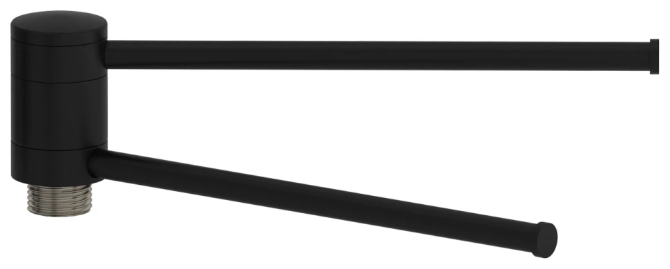 Полотенцедержатель 19,75 см черный матовый Сунержа 31-2003-0200
