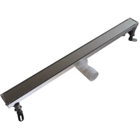 Душевой трап (лоток) Knotlor Terra SDRW0700BS 70 см, с решеткой, 2 в 1 под плитку, нержавеющая сталь