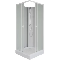 Душевая кабина 90x90x195 см Niagara P90/13Q/MT/BK матовое