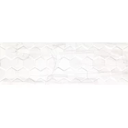 Плитка Ceramika Konskie Brennero White Hexagon Rett 25x75 55240