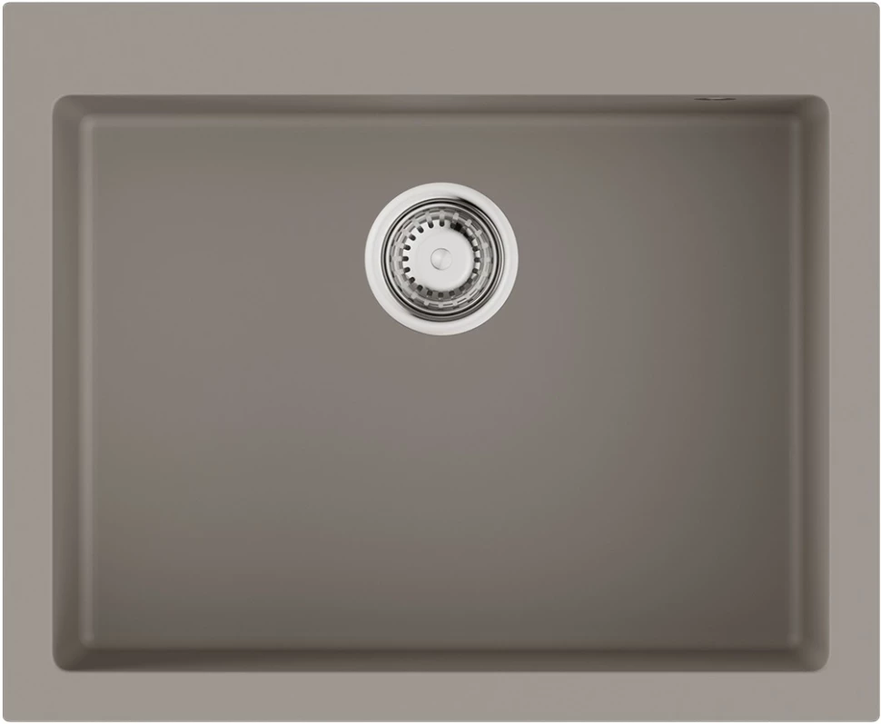 Кухонная мойка Artceramic Omoikiri Bosen 61A-GR ленинградский серый 4993825