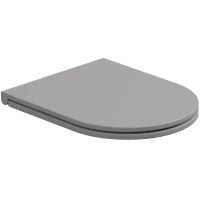 Сиденье для унитаза GSG Like LKCOPRSLTICR038 с микролифтом, серый матовый