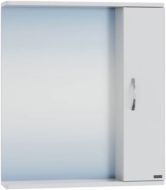 Зеркальный шкаф 60x73 см белый глянец Санта Прима 101112 гладиолус крупно ковый прима верде 3 шт