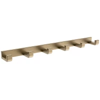 Планка с крючками Abber Westen AA1752G для ванны, золотой матовый