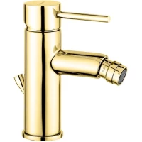 Смеситель для биде Emmevi Piper 45004/OR с донным клапаном, золотой