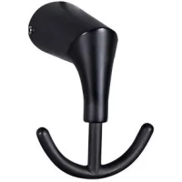 Крючок Fashun A1805-2-7 двойной, для ванны, черный матовый