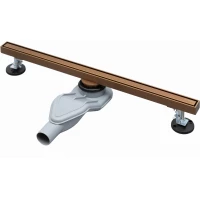 Душевой трап (лоток) AltroBagno Supremo AltroBagnoSupremo071231BC 60 см, с решеткой, 2 в 1 под плитку, медь матовая