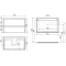 Комплект мебели белый глянец 81 см Sancos Libra LB80W + CN7005 + Z800 - 10
