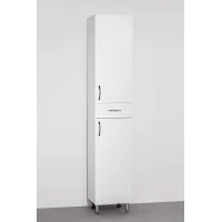 Пенал Style Line Фьюжн ЛС-00000257 напольный R, белый глянец