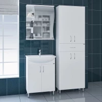 Комплект мебели белый глянец 61,5 см Санта Сити 201075 + YYUT60 + 101016