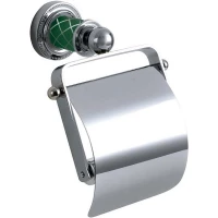 Держатель туалетной бумаги Boheme Murano 10901-GR-CR хром/бирюзовый