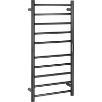 Полотенцесушитель электрический Bemeta Laderra 704151040 960x450, диммер правый, черный матовый
