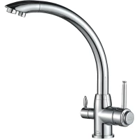 Смеситель для кухни Zorg SH 699 CR с подключением к фильтру, хром