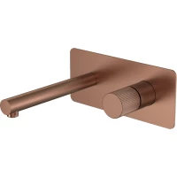 Смеситель для раковины Boheme Stick Linea 125-BRB.3 встраиваемый, бронза матовая