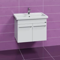 Тумба с раковиной белый глянец 71 см Санта Вегас 226035 + FOCTEP70