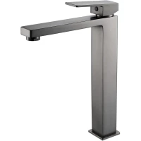 Смеситель для раковины Shevanik S9611T оружейная сталь