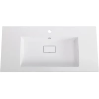 Раковина Cezares Slider CZR-1000/480-LV-MR-PRS 100x48 см, накладная, белый