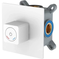 Смеситель для душа Boheme Quad 154-5-MW встраиваемый, белый матовый