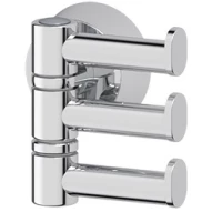 Крючок FBS Vizovice VIZ 047 тройной, поворотный, для ванны, хром