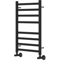 Полотенцесушитель водяной Point Меркурий П8 PN83158B 800x530, черный матовый