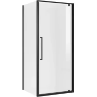 Душевой уголок Niagara NG-85-8AB-A80B-34 80x80 см, профиль черный матовый, стекло прозрачное