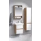 Комплект мебели дуб балтийский/белый глянец 50 см Aqwella City CI0105DB + 195032 + SIT0405DB - 1
