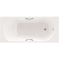 Ванна чугунная BLB Asia S498074T2000000R 170x75 см, с ручками, белый