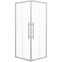 Душевой уголок Esbano Flex ESF-100KV-C ESOGF100KVC 100x100 см, профиль хром, стекло прозрачное