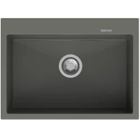 Кухонная мойка PEZARO PZG.680.510-55.GRAPHITE 68x51 см, графит