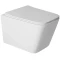 Унитаз подвесной Bond Cube F04-10 безободковый, с сиденьем микролифт, белый глянец - 1
