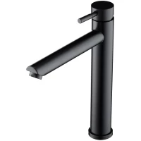 Смеситель для раковины Orange Steel M99-121b без донного клапана, черный матовый