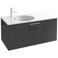 Тумба серый антрацит 100 см Jacob Delafon Odeon Rive Gauche EB2514-R6-N14