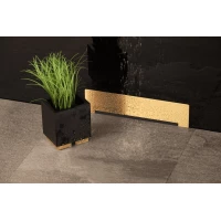 Душевой трап (лоток) Pestan Confluo Premium Wall Drain Gold 13100061 31 см, с решеткой, щелевой, золотой