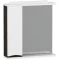 Зеркальный шкаф 80x75 см белый глянец/венге L Am.Pm Like M80MPL0801VF - 1