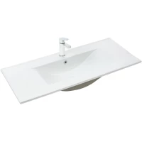 Раковина WeltWasser Deilbach 7505-100 10000004633 100x47 см, накладная, белый