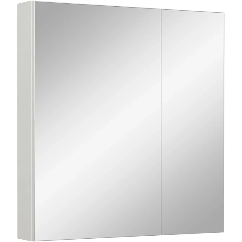 Зеркальный шкаф 60x65 см белый Runo Лада 00-00001159                 