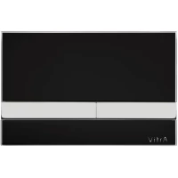 Кнопка смыва Vitra Select 740-1101 для инсталляции, черный глянец/хром