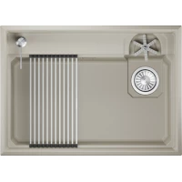 Кухонная мойка Granula 7308R, КРЕМАН 73x52 см, кремовый