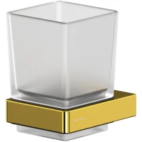 Стакан для зубных щеток Whitecross Cubo CU2430GL настенный, золотой