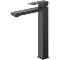 Смеситель для раковины Cezares Slider SLIDER-LC-NOP с донным клапаном, черный матовый