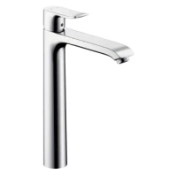 Смеситель для раковины Hansgrohe Metris 31082000 с донным клапаном, хром