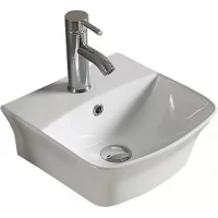 Раковина CeramaLux 78369 33,5x35 см, подвесная, белый