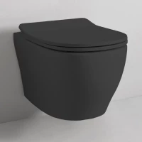 Унитаз подвесной Artceram Ten TEV006 17 00 безободковый, черный матовый