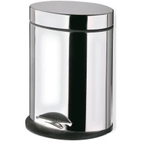 Мусорное ведро Stil Haus 802.3LOVALE(55) 3л, с педалью, полированная сталь