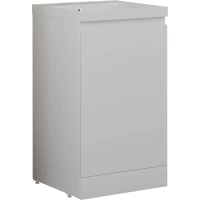 Тумба под раковину Style Line Батлер СС-00002488 49,5 см R, напольная, белый глянец