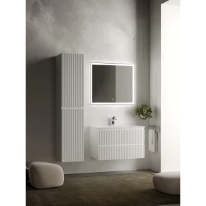 Изображение товара комплект мебели белый матовый 81 см sancos snob r snr80w + cn7012 + ci800