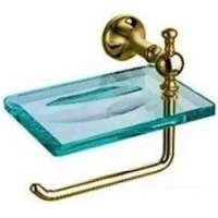 Держатель туалетной бумаги Bagno & Associati Regency RE23392 с мыльницей, бронза