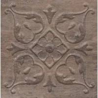 Вставка Kerama Marazzi Браш Вуд темно-коричневый 9,9x9,9 STG\C482\SG1550